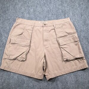 VTG High Sierra Shorts Mens 42 Beige Cargo Flat Front Hiking Outdoor Y2K‎ 90s